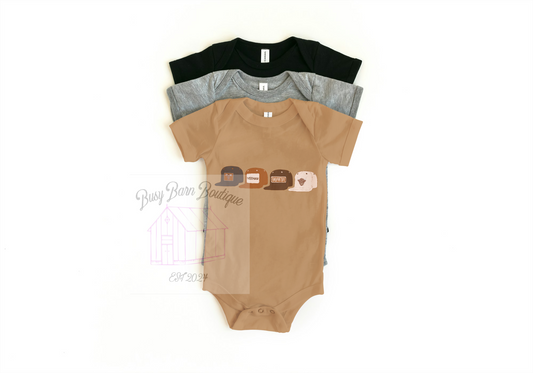 SnapBack Onesie