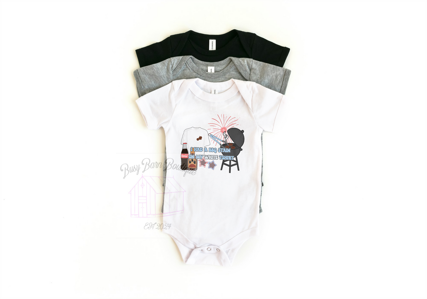 BBQ Stain Onesie