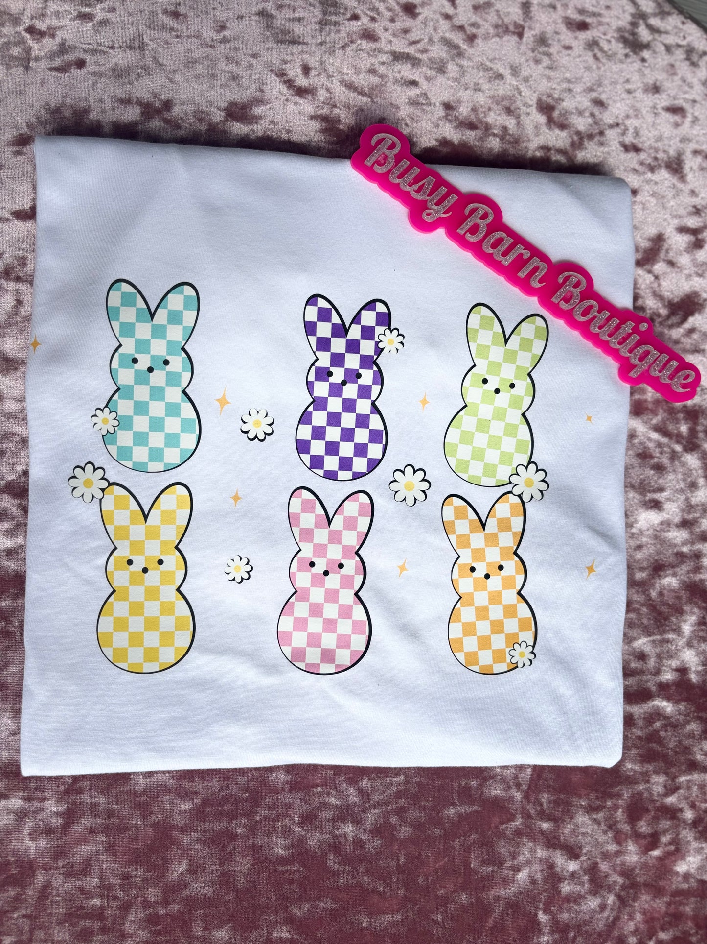 Checkered Peeps Tee